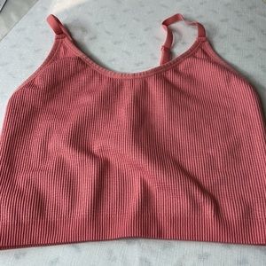 Colsie size 1X pink Sports bra. Worn once and washed criss cross back excellent